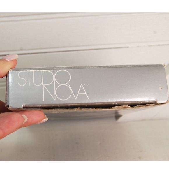 Vintage Glass Picture frame Studio Nova Etched painted roses 4x6 Home Decor - Picture 3 of 13